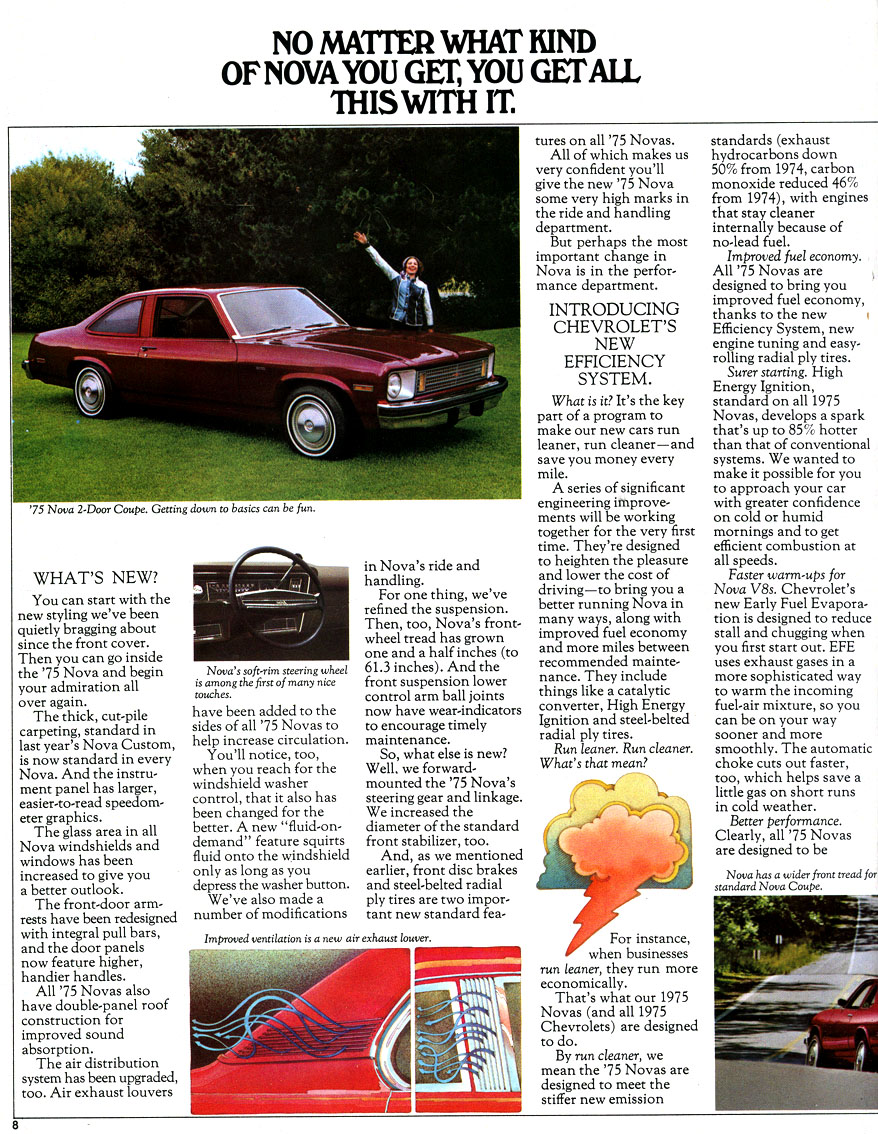 1975 Chevrolet Nova Brochure Page 4